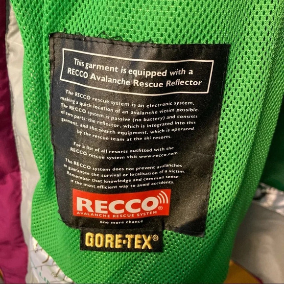 VOLCOM Sz XS Omega Gor-Tex V-Line Science Hooded Snow 06 Recco Short Snow Jacket - Picture 11 of 16